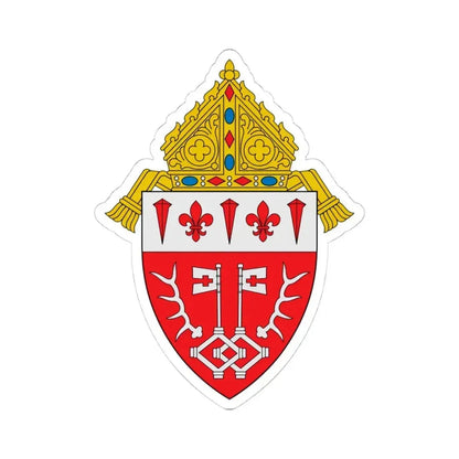 Diocese of Marquette - STICKER Vinyl Kiss-Cut Decal 4 Inch White - The Sticker Space
