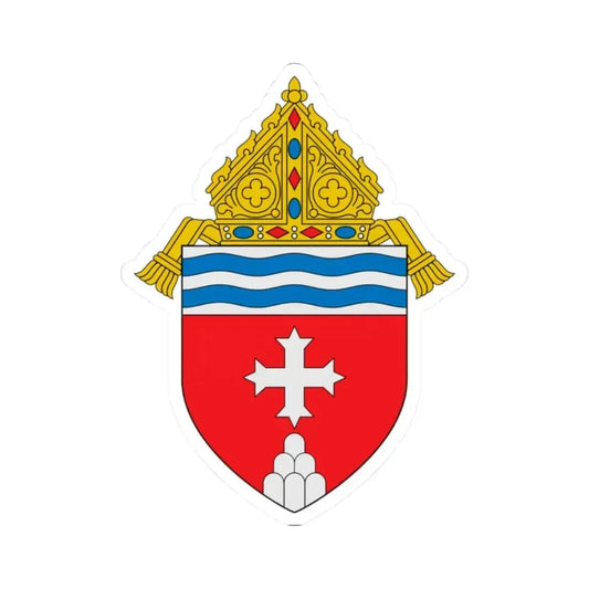 Diocese of Memphis - STICKER Vinyl Kiss-Cut Decal 2 Inch White - The Sticker Space