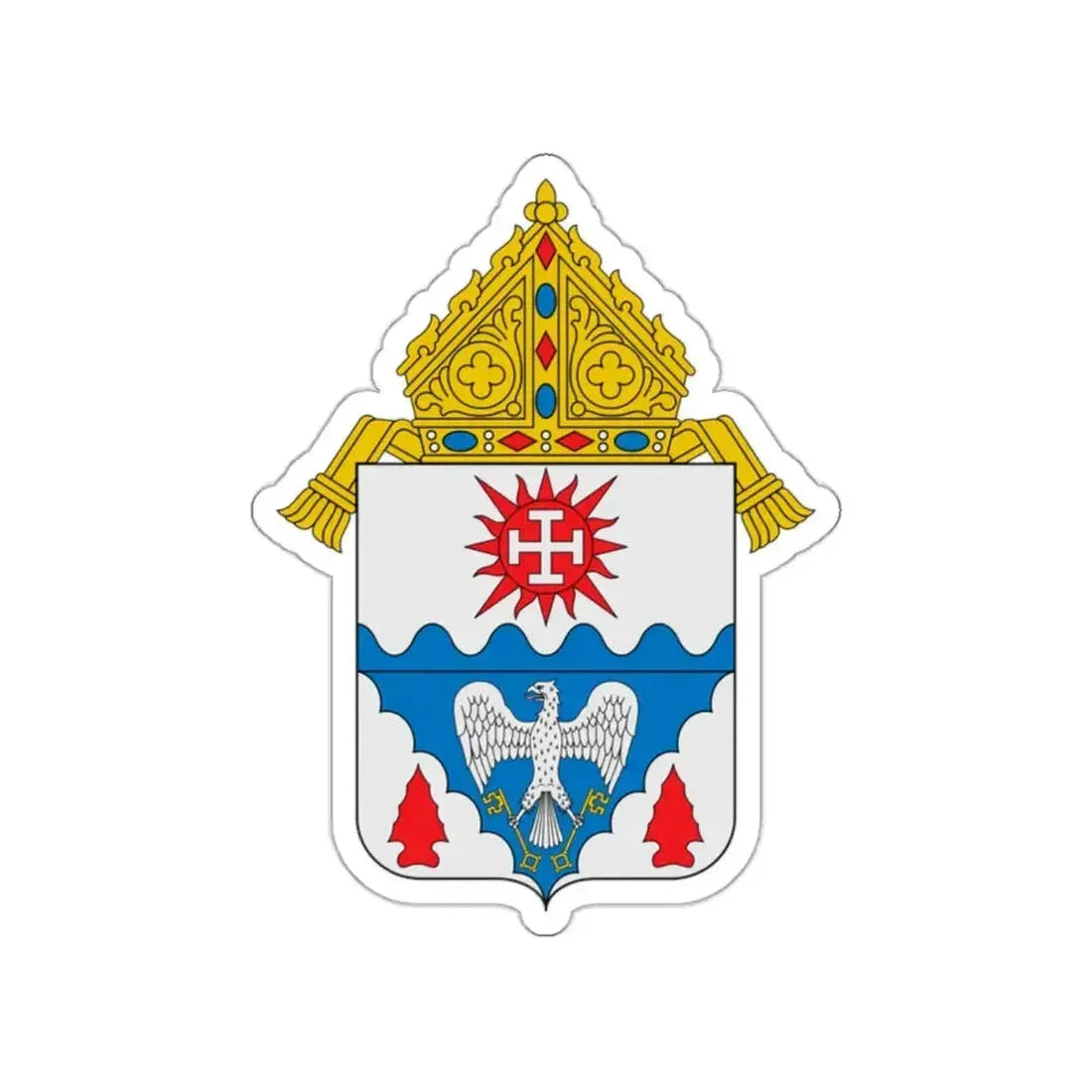 Diocese of Natchez Jackson - STICKER Vinyl Die-Cut Decal - The Sticker Space