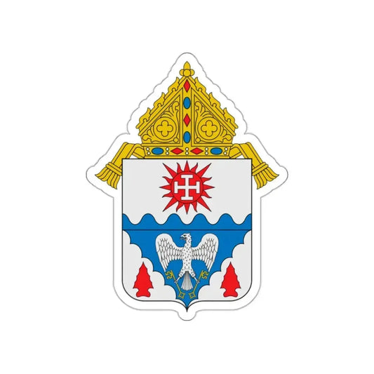 Diocese of Natchez Jackson - STICKER Vinyl Die-Cut Decal White Die-Cut 2 Inch - The Sticker Space