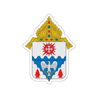 Diocese of Natchez Jackson - STICKER Vinyl Die-Cut Decal White Die-Cut 3 Inch - The Sticker Space