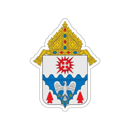Diocese of Natchez Jackson - STICKER Vinyl Die-Cut Decal White Die-Cut 5 Inch - The Sticker Space