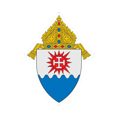 Diocese of Natchez - STICKER Vinyl Kiss-Cut Decal 2 Inch White - The Sticker Space