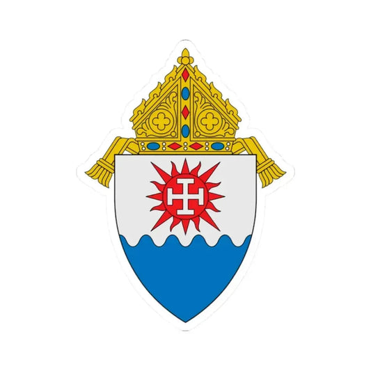 Diocese of Natchez - STICKER Vinyl Kiss-Cut Decal 2 Inch White - The Sticker Space