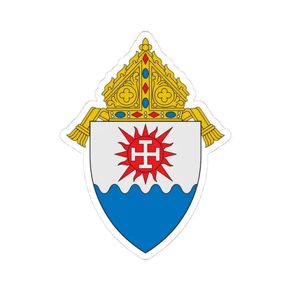 Diocese of Natchez - STICKER Vinyl Kiss-Cut Decal 4 Inch White - The Sticker Space