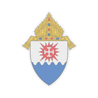 Diocese of Natchez - STICKER Vinyl Kiss-Cut Decal 6 Inch Transparent - The Sticker Space