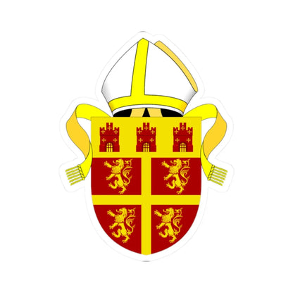 Diocese of Newcastle arms (England) (Coat of Arms) STICKER Vinyl Kiss-Cut Decal 2 Inch White - The Sticker Space