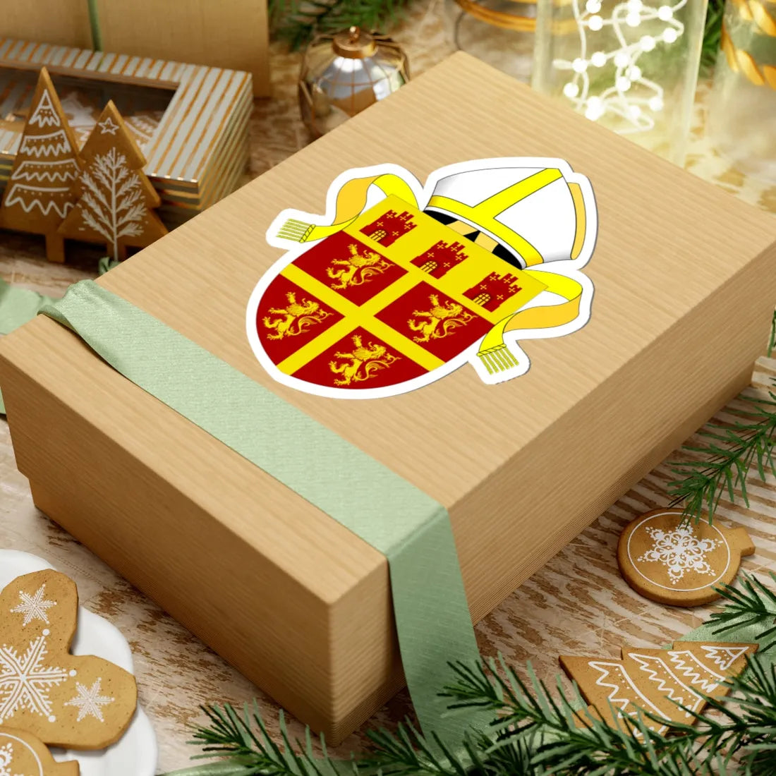 Diocese of Newcastle arms (England) (Coat of Arms) STICKER Vinyl Kiss-Cut Decal - The Sticker Space