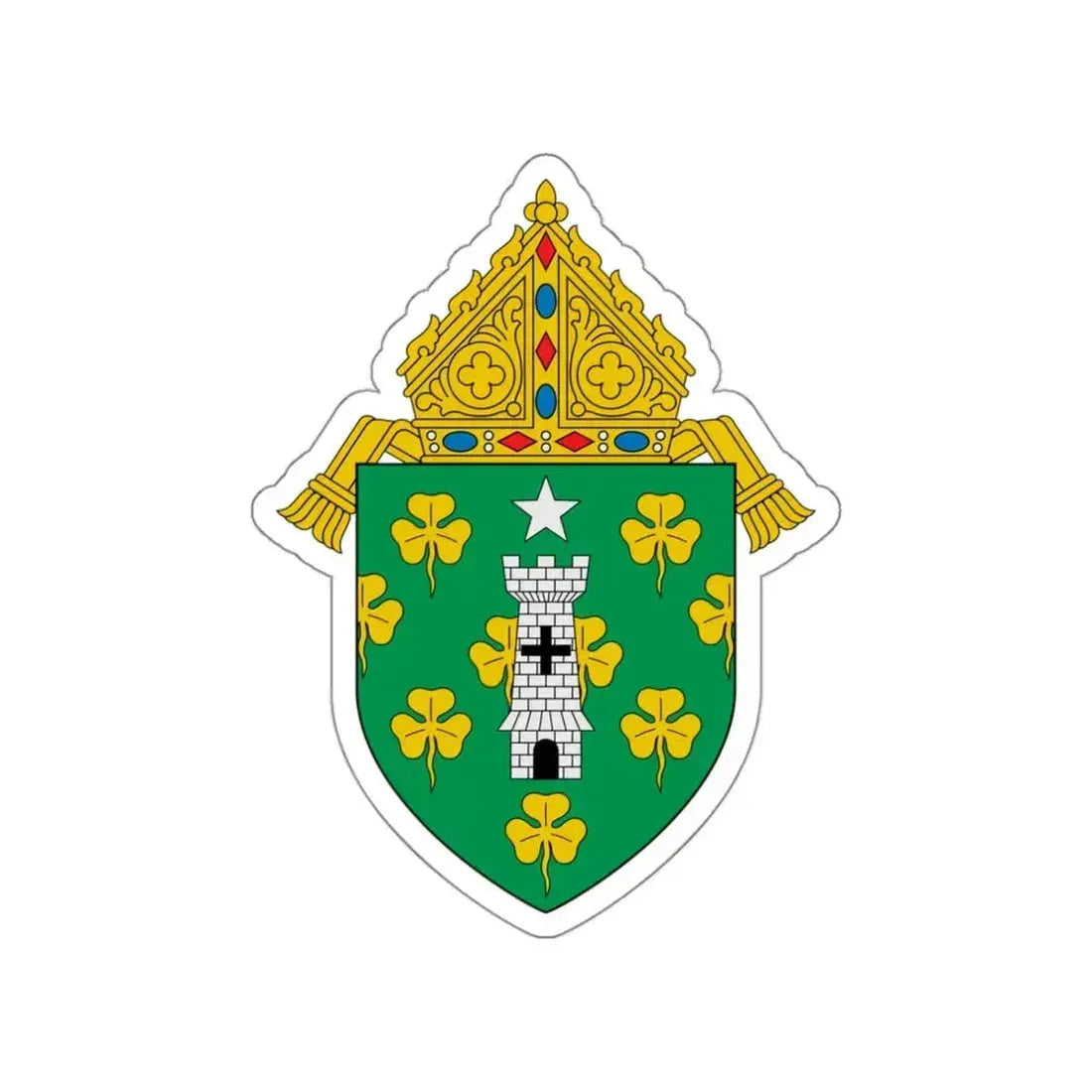 Diocese of Norwich - STICKER Vinyl Die-Cut Decal White Die-Cut 3 Inch - The Sticker Space