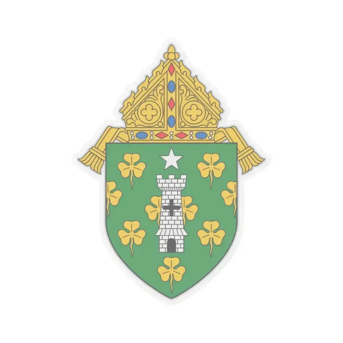 Diocese of Norwich - STICKER Vinyl Kiss-Cut Decal 2 Inch Transparent - The Sticker Space