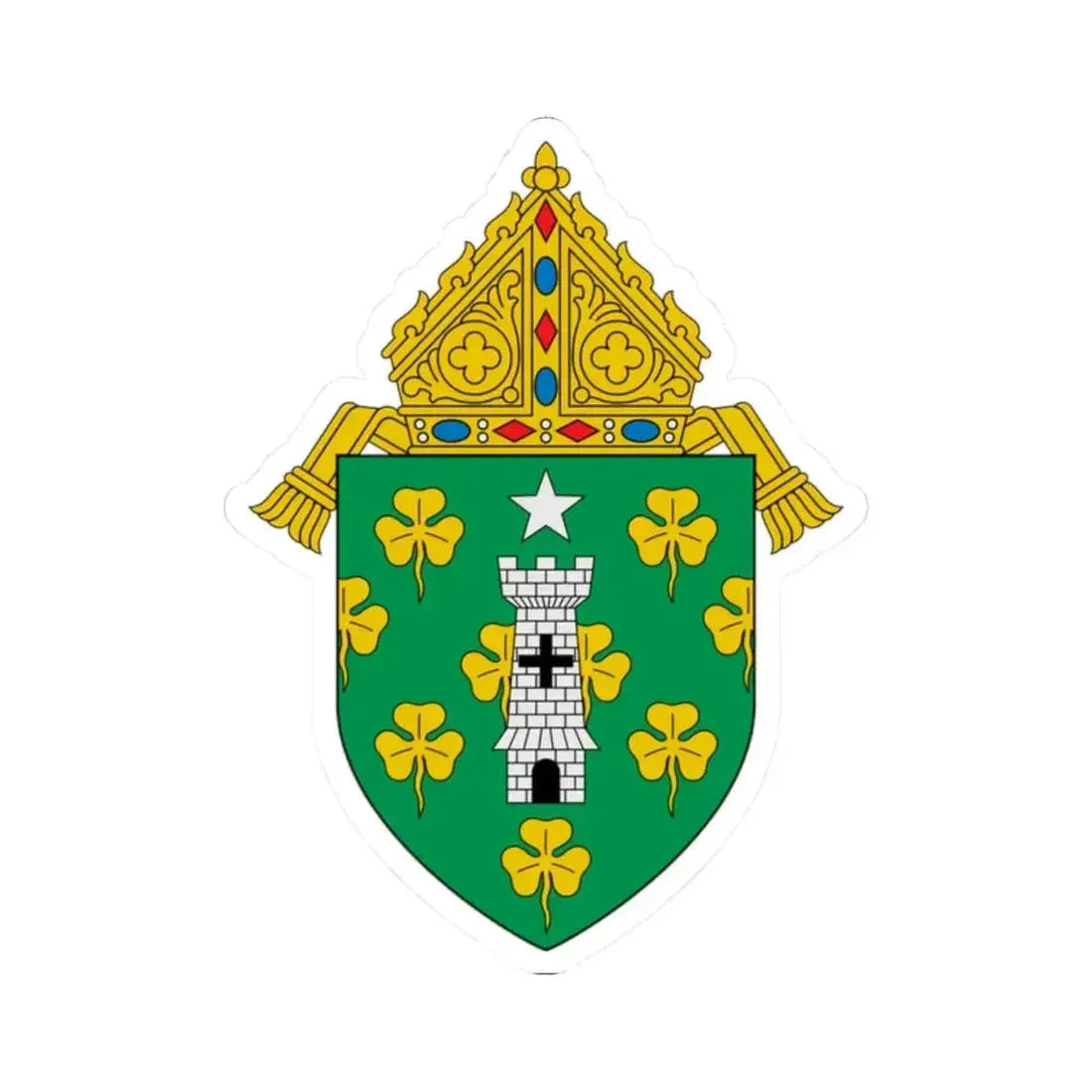 Diocese of Norwich - STICKER Vinyl Kiss-Cut Decal 2 Inch White - The Sticker Space