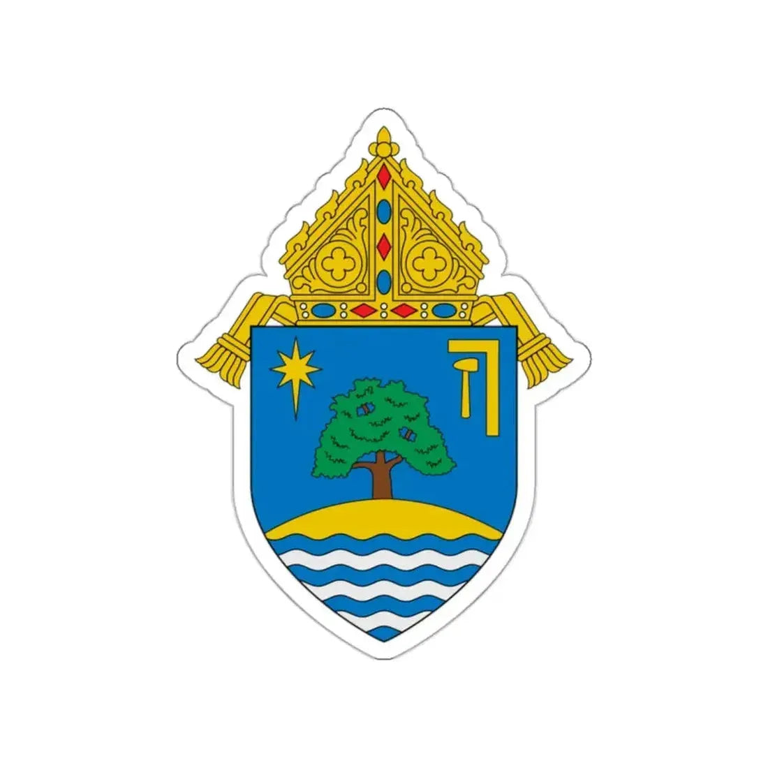 Diocese of Oakland - STICKER Vinyl Die-Cut Decal - The Sticker Space