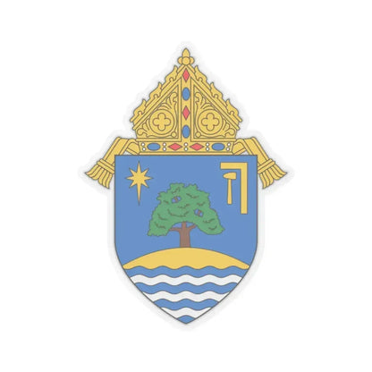 Diocese of Oakland - STICKER Vinyl Kiss-Cut Decal 2 Inch Transparent - The Sticker Space