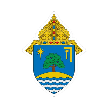 Diocese of Oakland - STICKER Vinyl Kiss-Cut Decal 2 Inch White - The Sticker Space