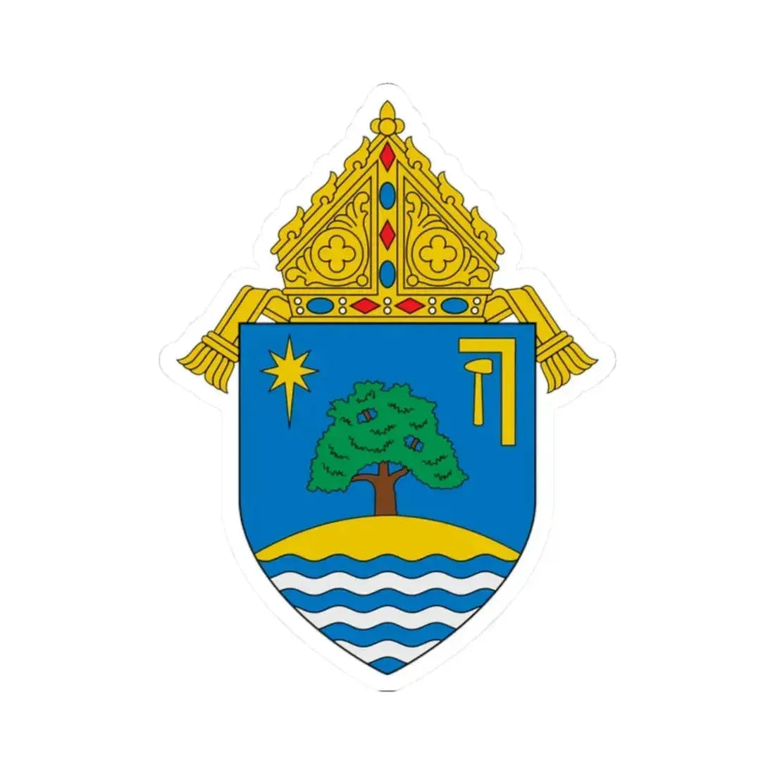 Diocese of Oakland - STICKER Vinyl Kiss-Cut Decal - The Sticker Space