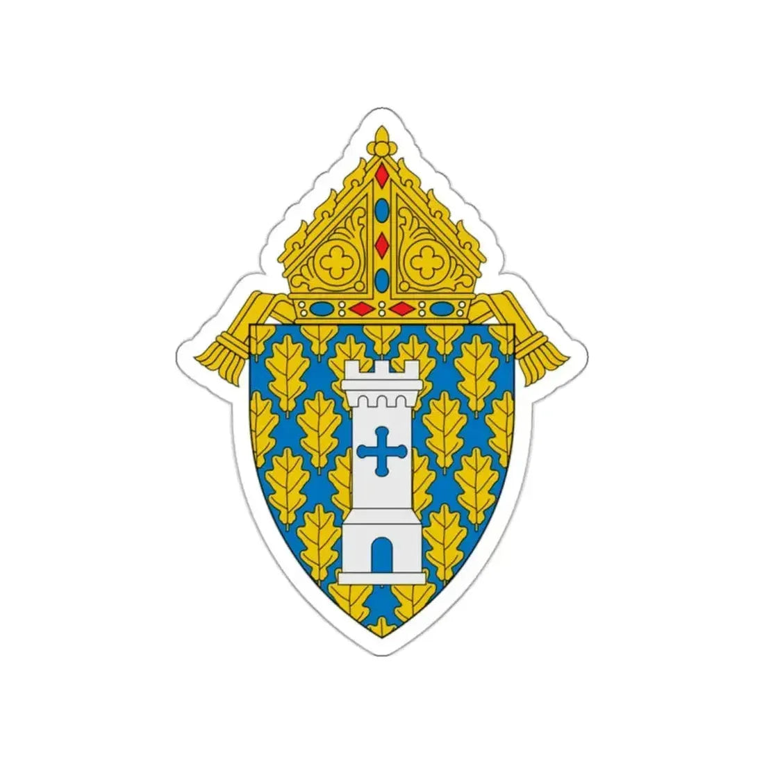 Diocese of Ogdensburg - STICKER Vinyl Die-Cut Decal White Die-Cut 2 Inch - The Sticker Space