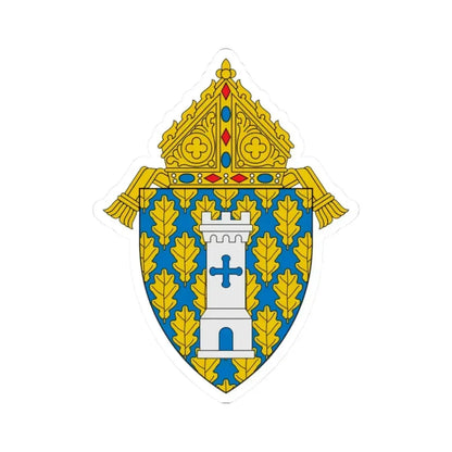 Diocese of Ogdensburg - STICKER Vinyl Kiss-Cut Decal 2 Inch White - The Sticker Space