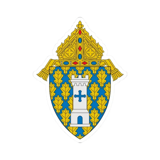 Diocese of Ogdensburg - STICKER Vinyl Kiss-Cut Decal 2 Inch White - The Sticker Space