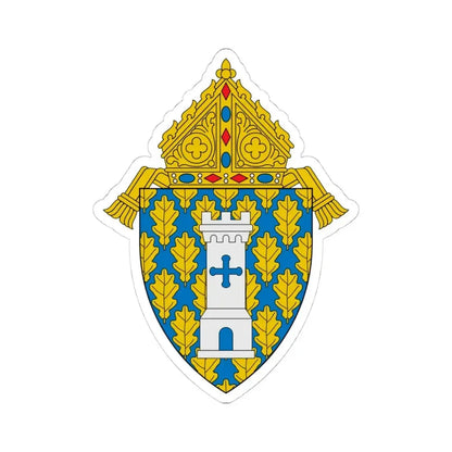 Diocese of Ogdensburg - STICKER Vinyl Kiss-Cut Decal 4 Inch White - The Sticker Space