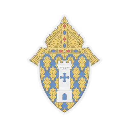 Diocese of Ogdensburg - STICKER Vinyl Kiss-Cut Decal 6 Inch Transparent - The Sticker Space