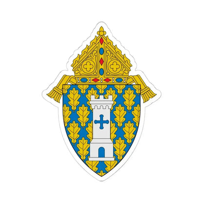 Diocese of Ogdensburg - STICKER Vinyl Kiss-Cut Decal 6 Inch White - The Sticker Space