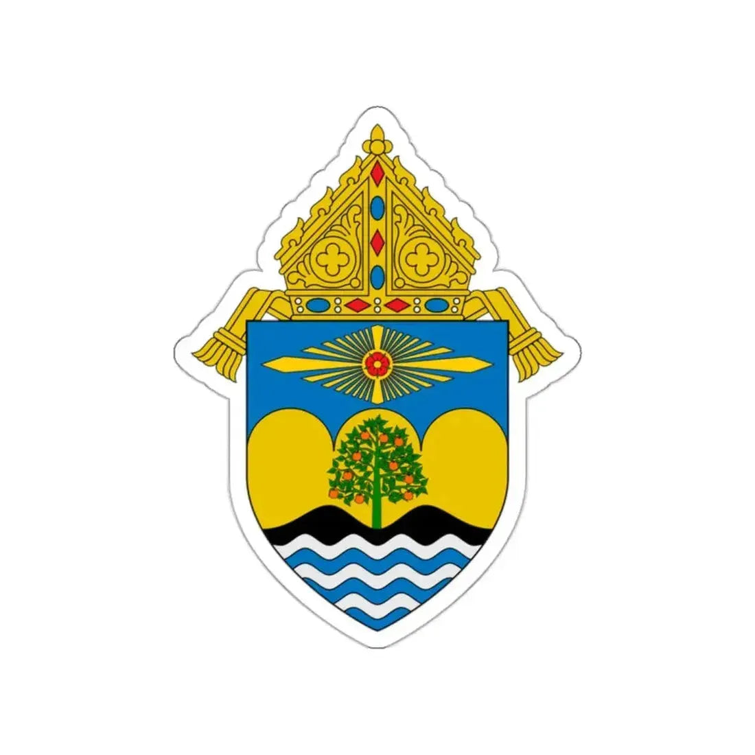 Diocese of Orange - STICKER Vinyl Die-Cut Decal - The Sticker Space