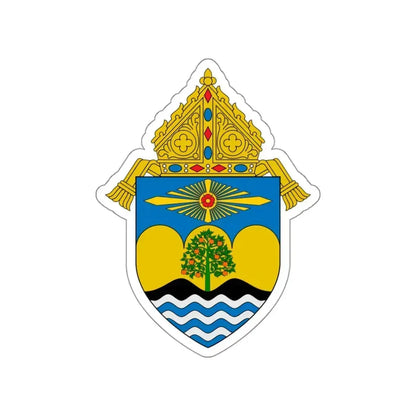 Diocese of Orange - STICKER Vinyl Die-Cut Decal White Die-Cut 3 Inch - The Sticker Space