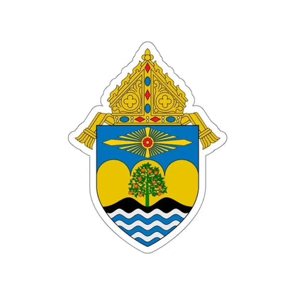 Diocese of Orange - STICKER Vinyl Die-Cut Decal White Die-Cut 4 Inch - The Sticker Space