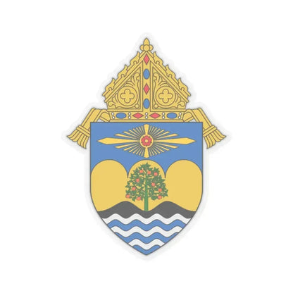 Diocese of Orange - STICKER Vinyl Kiss-Cut Decal 2 Inch Transparent - The Sticker Space