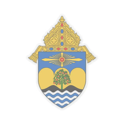 Diocese of Orange - STICKER Vinyl Kiss-Cut Decal 4 Inch Transparent - The Sticker Space