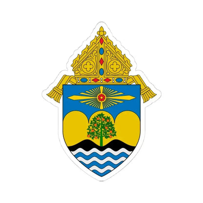 Diocese of Orange - STICKER Vinyl Kiss-Cut Decal 4 Inch White - The Sticker Space