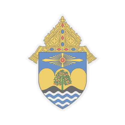 Diocese of Orange - STICKER Vinyl Kiss-Cut Decal 6 Inch Transparent - The Sticker Space