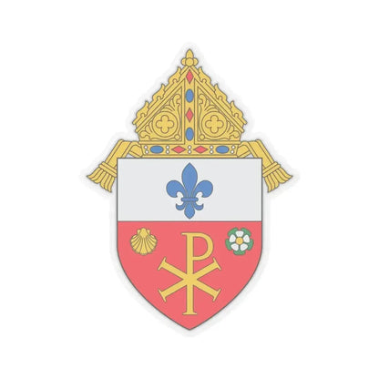 Diocese of Orlando - STICKER Vinyl Kiss-Cut Decal 4 Inch Transparent - The Sticker Space