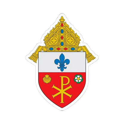 Diocese of Orlando - STICKER Vinyl Kiss-Cut Decal 4 Inch White - The Sticker Space