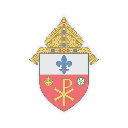 Diocese of Orlando - STICKER Vinyl Kiss-Cut Decal 6 Inch Transparent - The Sticker Space