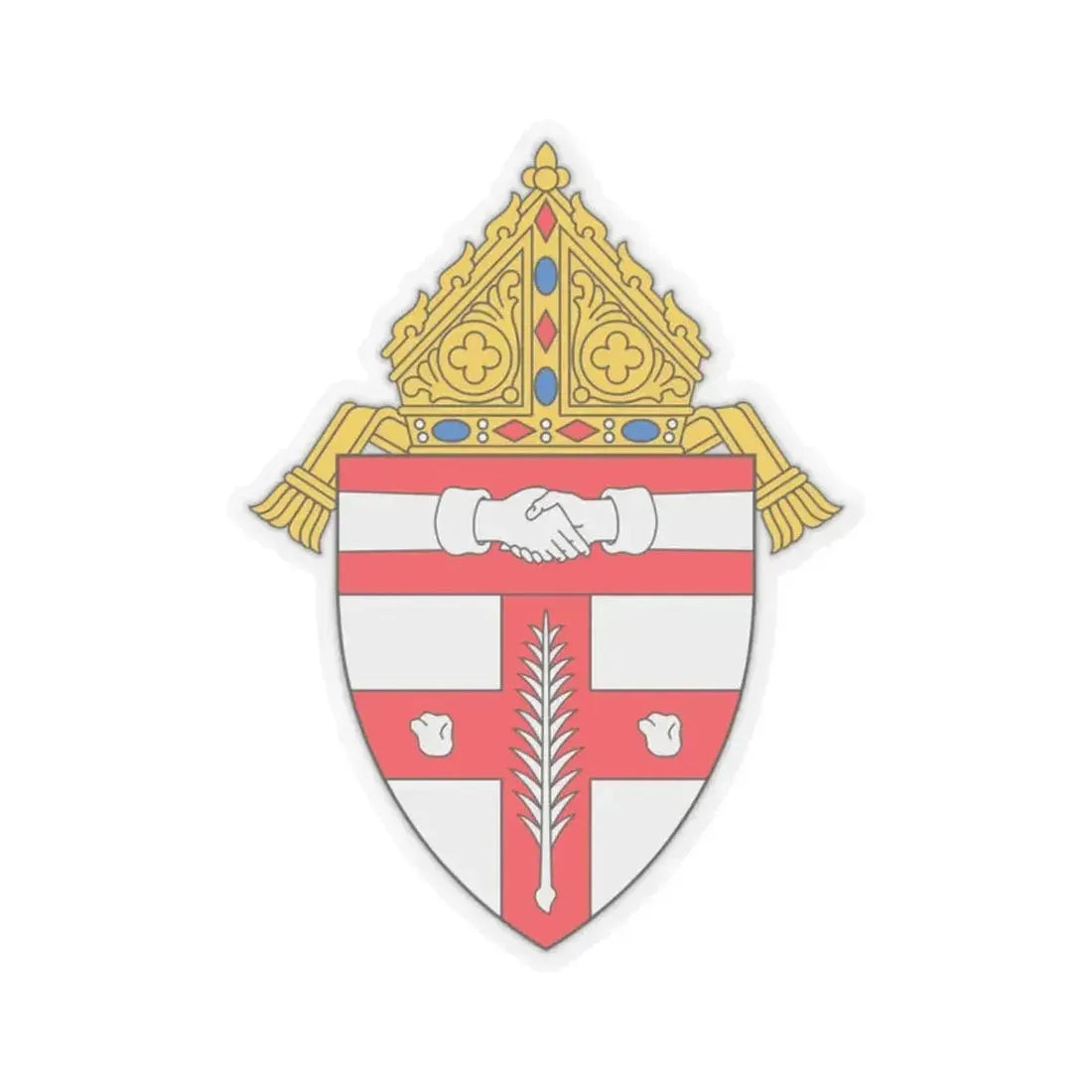 Diocese of Owensboro - STICKER Vinyl Kiss-Cut Decal 2 Inch Transparent - The Sticker Space