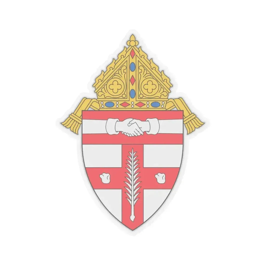 Diocese of Owensboro - STICKER Vinyl Kiss-Cut Decal 3 Inch Transparent - The Sticker Space