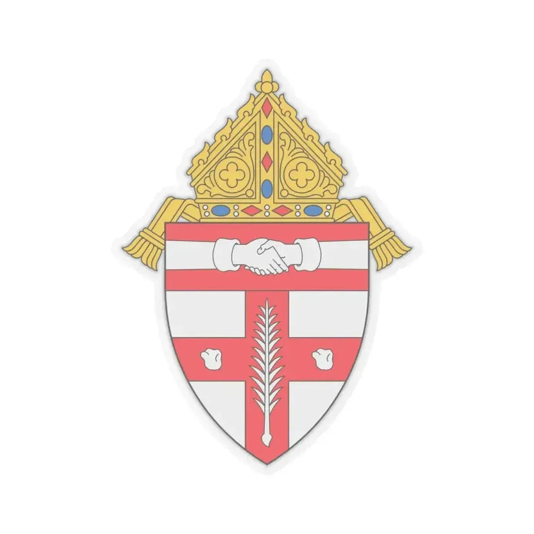 Diocese of Owensboro - STICKER Vinyl Kiss-Cut Decal 4 Inch Transparent - The Sticker Space