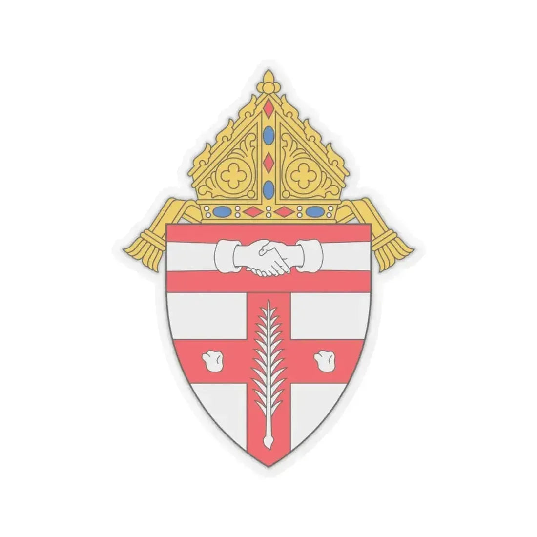 Diocese of Owensboro - STICKER Vinyl Kiss-Cut Decal 6 Inch Transparent - The Sticker Space