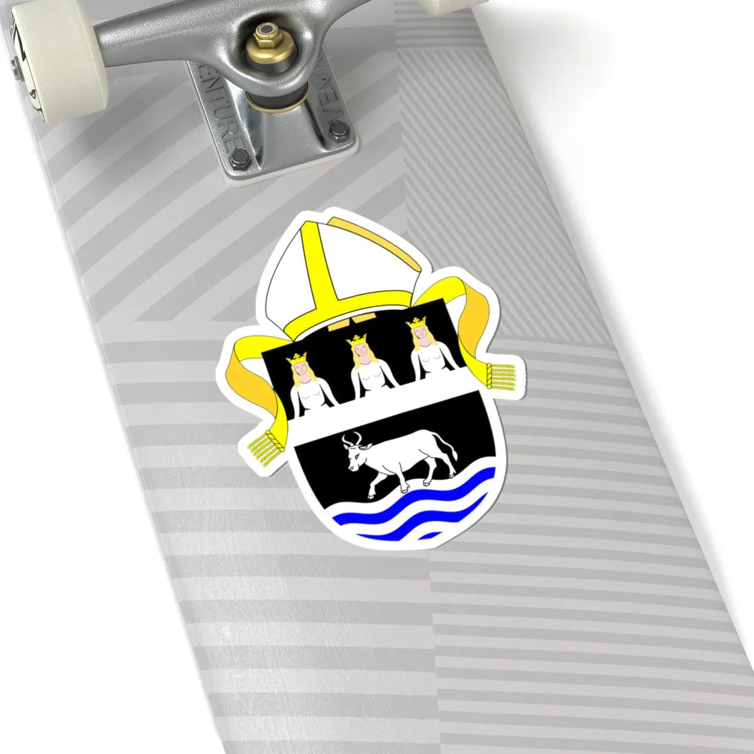Diocese of Oxford arms (England) (Coat of Arms) STICKER Vinyl Kiss-Cut Decal - The Sticker Space