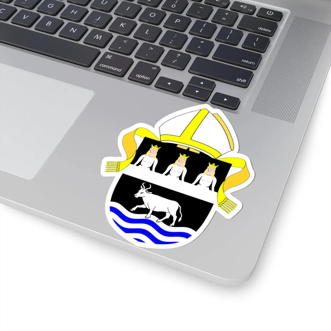 Diocese of Oxford arms (England) (Coat of Arms) STICKER Vinyl Kiss-Cut Decal - The Sticker Space
