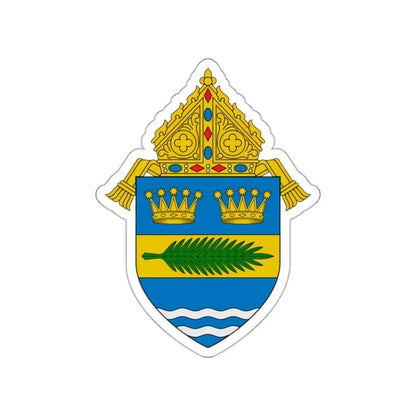 Diocese of Palm Beach - STICKER Vinyl Die-Cut Decal White Die-Cut 2 Inch - The Sticker Space