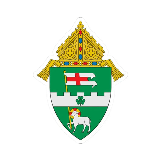 Diocese of Paterson - STICKER Vinyl Kiss-Cut Decal 2 Inch White - The Sticker Space