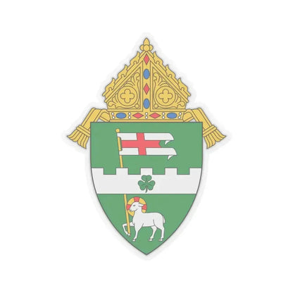 Diocese of Paterson - STICKER Vinyl Kiss-Cut Decal 4 Inch Transparent - The Sticker Space