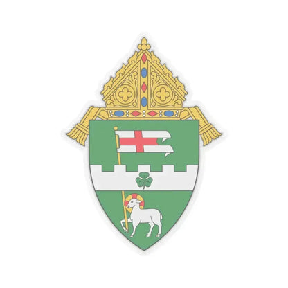Diocese of Paterson - STICKER Vinyl Kiss-Cut Decal 6 Inch Transparent - The Sticker Space