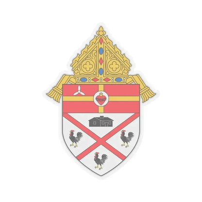Diocese of Pensacola Tallahassee - STICKER Vinyl Kiss-Cut Decal 6 Inch Transparent - The Sticker Space