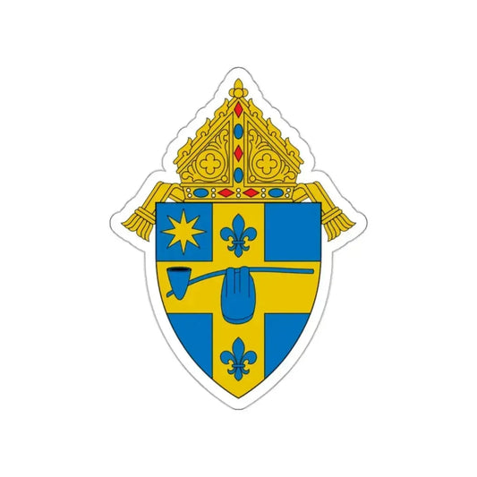 Diocese of Peoria - STICKER Vinyl Die-Cut Decal White Die-Cut 2 Inch - The Sticker Space