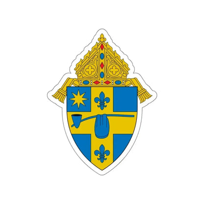 Diocese of Peoria - STICKER Vinyl Die-Cut Decal White Die-Cut 6 Inch - The Sticker Space
