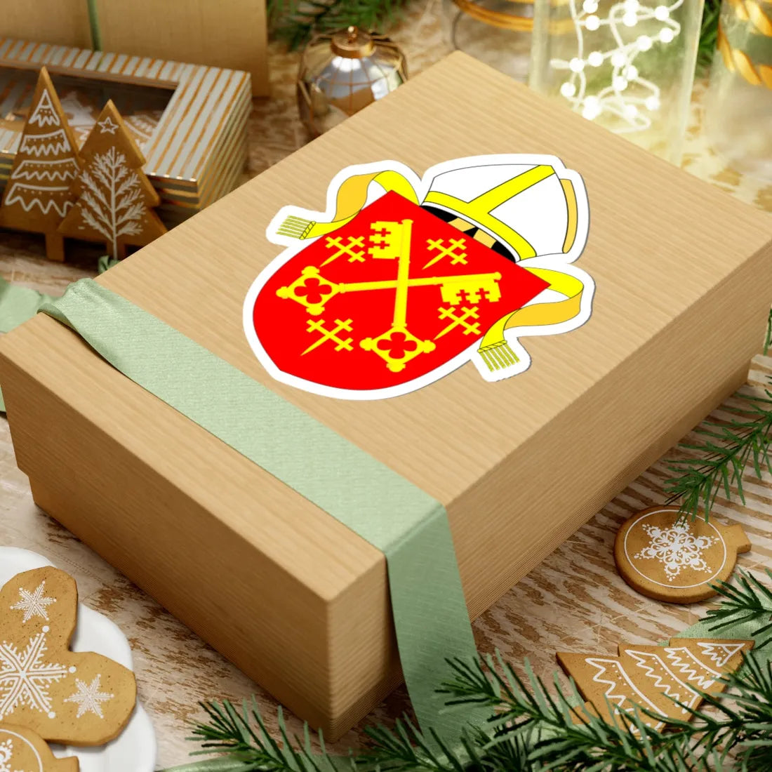 Diocese of Peterborough arms (England) (Coat of Arms) STICKER Vinyl Kiss-Cut Decal - The Sticker Space