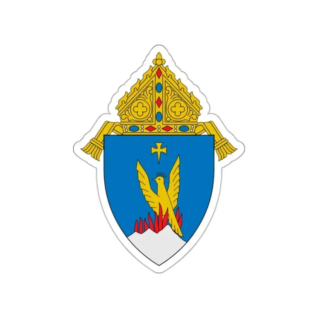 Diocese of Phoenix - STICKER Vinyl Die-Cut Decal White Die-Cut 2 Inch - The Sticker Space